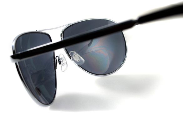 Окуляри біфокальні (захисні) Global Vision Aviator Bifocal (+2.5) (gray), чорні біфокальні лінзи в металевій оправі 4 купити оптом