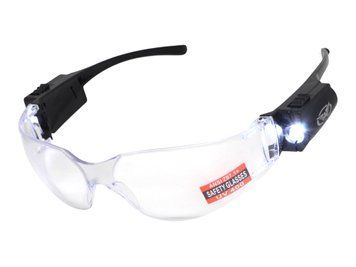 Окуляри захисні відкриті з LED-підсвіткою Global Vision Rider LED (Clear) прозорі 1 купити оптом