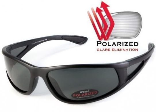 Окуляри поляризаційні BluWater Florida-3 Polarized (gray) чорні 1 купити оптом