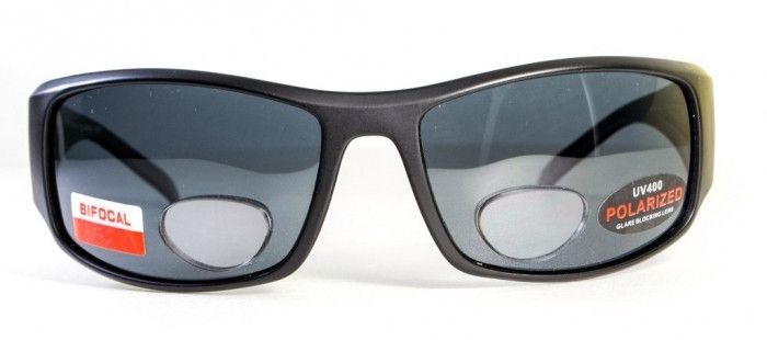 Окуляри біфокальні поляризаційні BluWater Bifocal-1 (+1.5) Polarized (gray) (чорна біфокальна лінза з діоптріями) 2 купити оптом