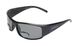 Окуляри біфокальні поляризаційні BluWater Bifocal-1 (+2.0) Polarized (gray) (чорна біфокальна лінза з діоптріями)