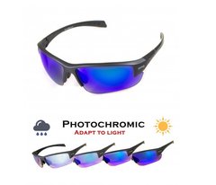 Окуляри фотохромні (захисні) Global Vision Hercules-7 Photochromic Anti-Fog (G-Tech™ blue), фотохромні дзеркальні сині 1 купити оптом