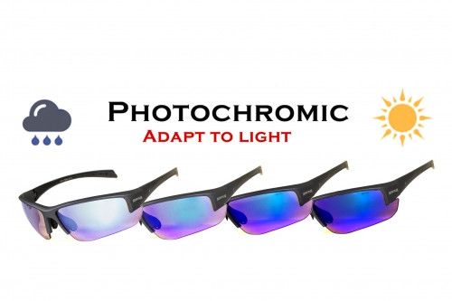 Окуляри фотохромні (захисні) Global Vision Hercules-7 Photochromic Anti-Fog (G-Tech™ blue), фотохромні дзеркальні сині 8 купити оптом