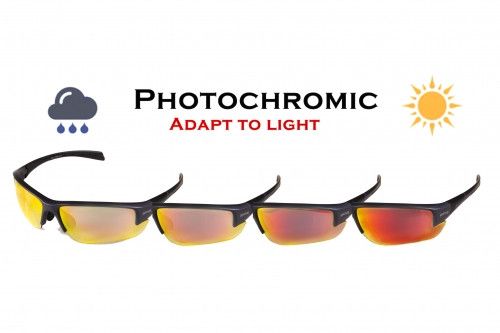 Окуляри фотохромні (захисні) Global Vision Hercules-7 Photochromic Anti-Fog (G-Tech™ red), фотохромні дзеркальні червоні 8 купити оптом