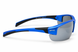 Окуляри захисні Global Vision Hercules-7 Metallic Blue (flash mirror), дзеркальні сірі лінзи в оправі кольору синій металік