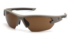 Очки защитные открытые Venture Gear Tactical Semtex Tan (Anti-Fog) (bronze) коричневые 1 купить оптом