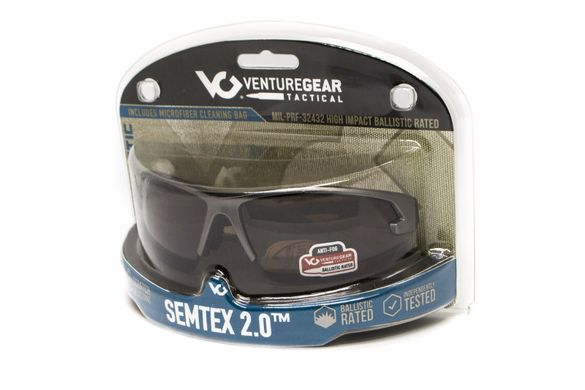 Очки защитные открытые Venture Gear Tactical Semtex Tan (Anti-Fog) (bronze) коричневые 6 купить оптом