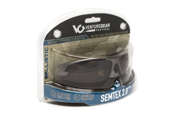 Очки защитные открытые Venture Gear Tactical Semtex Tan (Anti-Fog) (bronze) коричневые 7 купить оптом