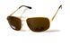 Окуляри поляризаційні BluWater Navigator-2 Polarized (brown), коричневі в золотистій оправі