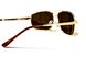 Окуляри поляризаційні BluWater Navigator-2 Polarized (brown), коричневі в золотистій оправі