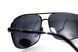 Окуляри поляризаційні BluWater Navigator-2 Polarized (gray), чорні в металевій оправі