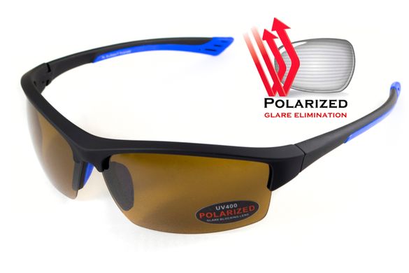 Окуляри поляризаційні BluWater Daytona-1 Polarized (brown), гідрофобні коричневі лінзи (Repelon™) 1 купити оптом