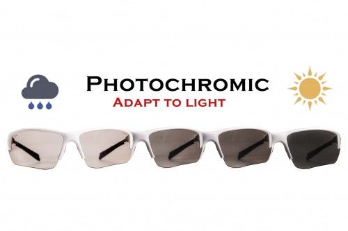 Окуляри фотохромні (захисні) Global Vision Hercules-7 White Photochromic (clear), фотохромні прозорі в білій оправі 6 купити оптом