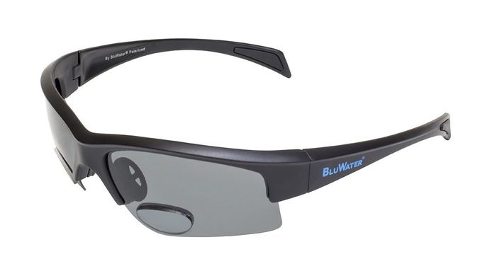 Окуляри біфокальні поляризаційні BluWater Bifocal-2 (+2.5) Polarized (gray) (чорна біфокальна лінза з діоптріями) 1 купити оптом