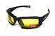 Очки защитные с уплотнителем Global Vision Assault (yellow) Anti-Fog, желтые