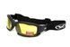 Очки защитные с уплотнителем Global Vision Assault (yellow) Anti-Fog, желтые