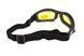 Очки защитные с уплотнителем Global Vision Assault (yellow) Anti-Fog, желтые