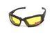Очки защитные с уплотнителем Global Vision Assault (yellow) Anti-Fog, желтые