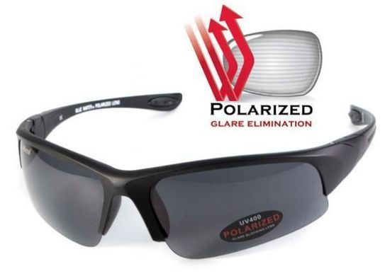 Окуляри поляризаційні BluWater Bay Breeze Polarized (gray) чорні 1 купити оптом