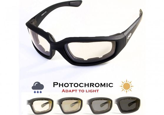 Окуляри фотохромні (захисні) Global Vision KickBack Photochromic (clear) Anti-Fog, фотохромні прозорі 1 купити оптом