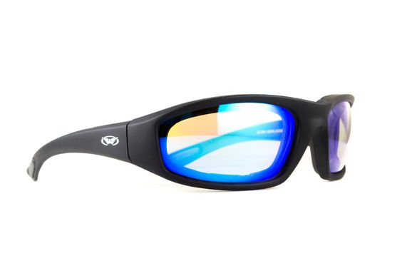 Окуляри фотохромні (захисні) Global Vision KickBack Photochromic (G-Tech™ blue) Anti Fog, фотохромні дзеркальні сині 2 купити оптом