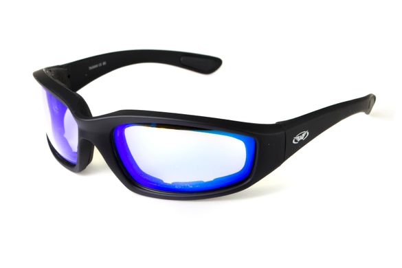 Окуляри фотохромні (захисні) Global Vision KickBack Photochromic (G-Tech™ blue) Anti Fog, фотохромні дзеркальні сині 7 купити оптом