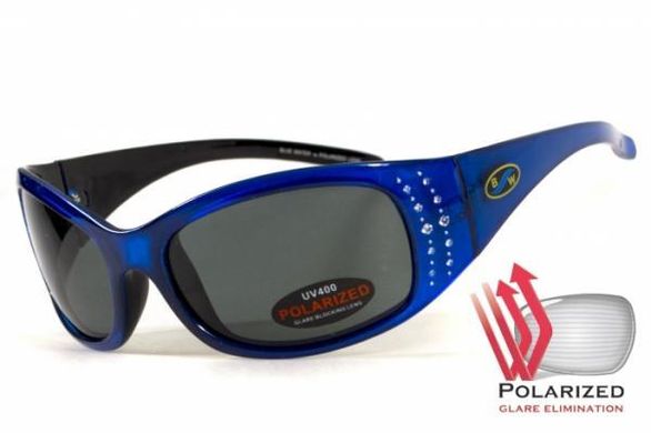 Окуляри поляризаційні BluWater Biscayene Blue Polarized (gray) чорні 1 купити оптом