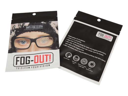 Anti-Fog серветка "FogOut", багаторазова мікрофіброва серветка від запотівання