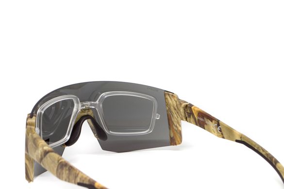 Окуляри захисні Global Vision Astro Camo (gray), сірі в камуфльованій оправі (з можливістю установки діоптрійної вставки) 13 купити оптом