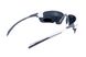 Окуляри BluWater Samson-3 White Polarized (gray), сірі в білій оправі