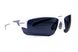 Окуляри BluWater Samson-3 White Polarized (gray), сірі в білій оправі