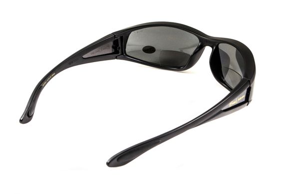 Окуляри біфокальні поляризаційні (захисні) BluWater Winkelman-2 polarized (+2.5 bifocal), (gray) чорні 4 купити оптом