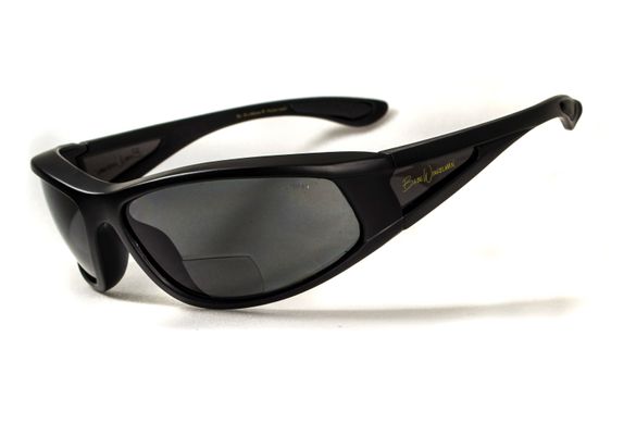 Окуляри біфокальні поляризаційні (захисні) BluWater Winkelman-2 polarized (+2.5 bifocal), (gray) чорні 6 купити оптом