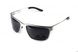 Окуляри поляризаційні BluWater Alumination-2 Silver Polarized (gray) чорні в сріблястій оправі