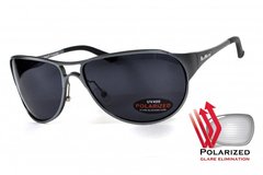 Окуляри поляризаційні BluWater Alumination-3 Gun Metal Polarized (gray) чорні в темній оправі 1 купити оптом