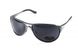 Окуляри поляризаційні BluWater Alumination-3 Gun Metal Polarized (gray) чорні в темній оправі