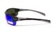 Окуляри поляризаційні захисні BluWater  Samson-3 Z87.1 Polarized (G-Tech™ blue), дзеркальні сині