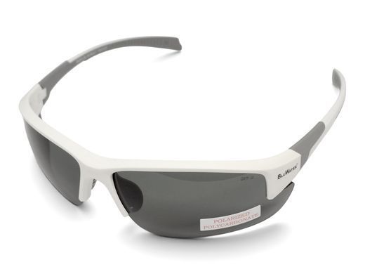 Очки поляризационные защитные BluWater Samson-3 Z87.1 White Polarized (gray), серые в бело-серой оправе 7 купить оптом