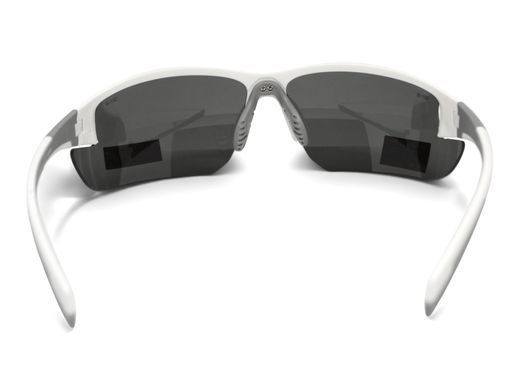 Очки поляризационные защитные BluWater Samson-3 Z87.1 White Polarized (gray), серые в бело-серой оправе 5 купить оптом