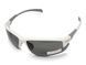 Очки поляризационные защитные BluWater Samson-3 Z87.1 White Polarized (gray), серые в бело-серой оправе