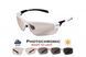 Очки защитные фотохромные Global Vision Hercules-7 SD White Photochromic (Super Dark Shadowluxe) Anti-Fog, фотохромные прозрачные в белой оправе