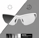 Очки защитные фотохромные Global Vision Hercules-7 SD White Photochromic (Super Dark Shadowluxe) Anti-Fog, фотохромные прозрачные в белой оправе