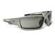 Очки защитные Global Vision Sly Metallic Gray (smoke), серые линзы в оправе cерый металлик