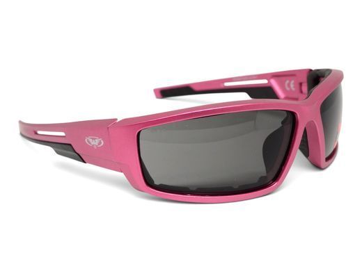 Очки защитные Global Vision Sly Metallic Pink (gray), серые линзы в оправе розовый металлик 3 купить оптом