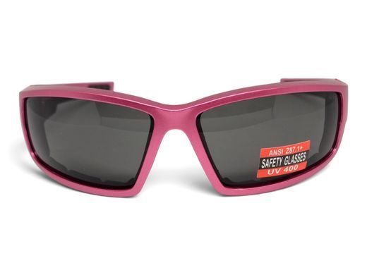 Очки защитные Global Vision Sly Metallic Pink (gray), серые линзы в оправе розовый металлик 4 купить оптом