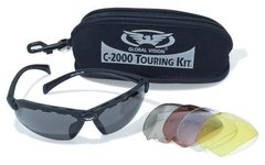 Очки защитные со сменными линзами Global Vision C-2000 Touring Kit сменные линзы 1 купить оптом