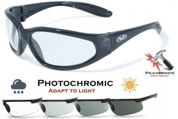 Окуляри фотохромні (захисні) Global Vision Hercules-1 Photochromic (clear) фотохромні прозорі 1 купити оптом