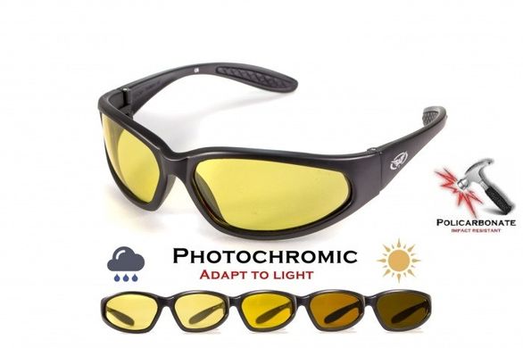 Окуляри фотохромні (захисні) Global Vision Hercules-1 Photochromic (yellow) фотохромні жовті 1 купити оптом