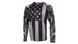 Одяг сонцезахисний Pyramex Long Sleeve Hoodie USA Flag, лонгслів худі сонцезахисний UPF50+ сірий прапор США, розмір L