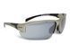 Окуляри захисні Global Vision Hercules-7 Metallic Gray (flash mirror), дзеркальні сірі лінзи в оправі кольору сірий металік